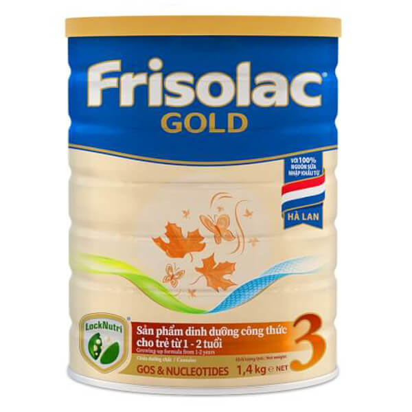 Combo 2 Frisolac Gold 3, 1 - 2 tuổi (1400gr)