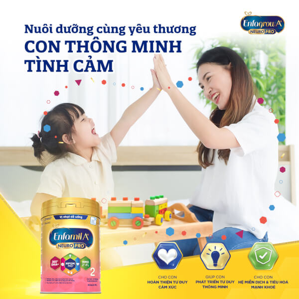 Combo 2 Enfamil A số 2 830g 2flex