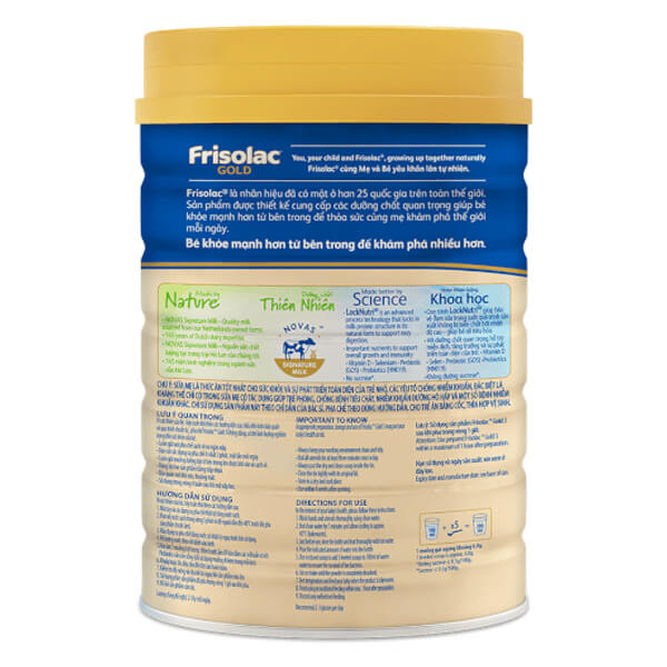 Combo 2 Frisolac Gold 3, 1 - 2 tuổi (850gr)