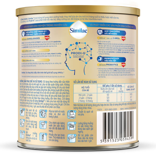 Combo 2 Sữa Similac Số 1 (0-6 tháng) 400g