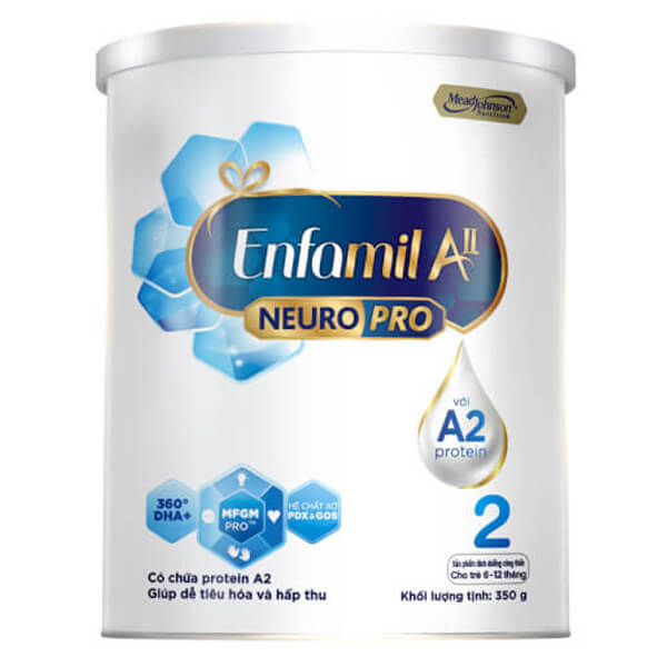 Combo 2 Enfamil AII NeuroPro 2 Follow Up Formula, 6-12 tháng tuổi, 350G