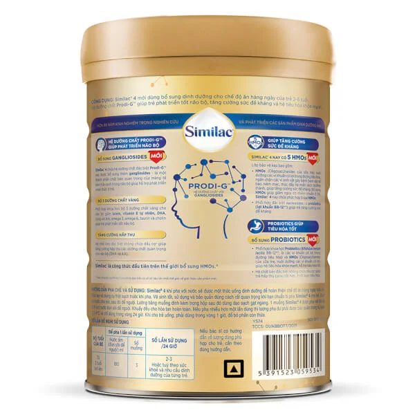 Combo 4 Sữa Similac Số 4 (2-6 tuổi) 900g