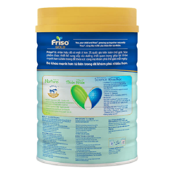 Combo 4 Sữa Friso Gold số 4 850g (2 - 6 tuổi)