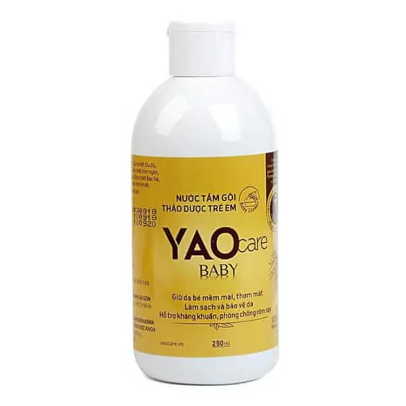 Combo 2 Tắm gội toàn thân thảo dược Yaocare baby cho bé từ 0 tháng 250ml