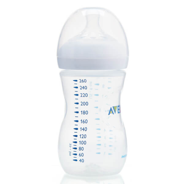 Bình sữa Philips Avent Natural nhựa PP BPA Free cổ rộng mô phỏng tự nhiên 260ml (SCF693/13)