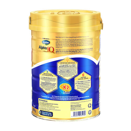 Sữa Dielac Alpha Gold IQ 3 900g (1-2 tuổi)