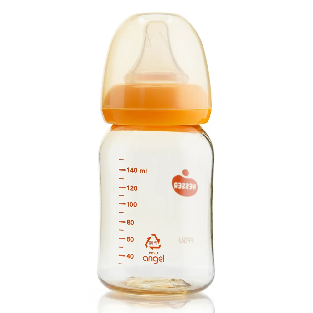 Combo 2 Bình sữa Wesser nhựa PPSU cổ hẹp 140ml