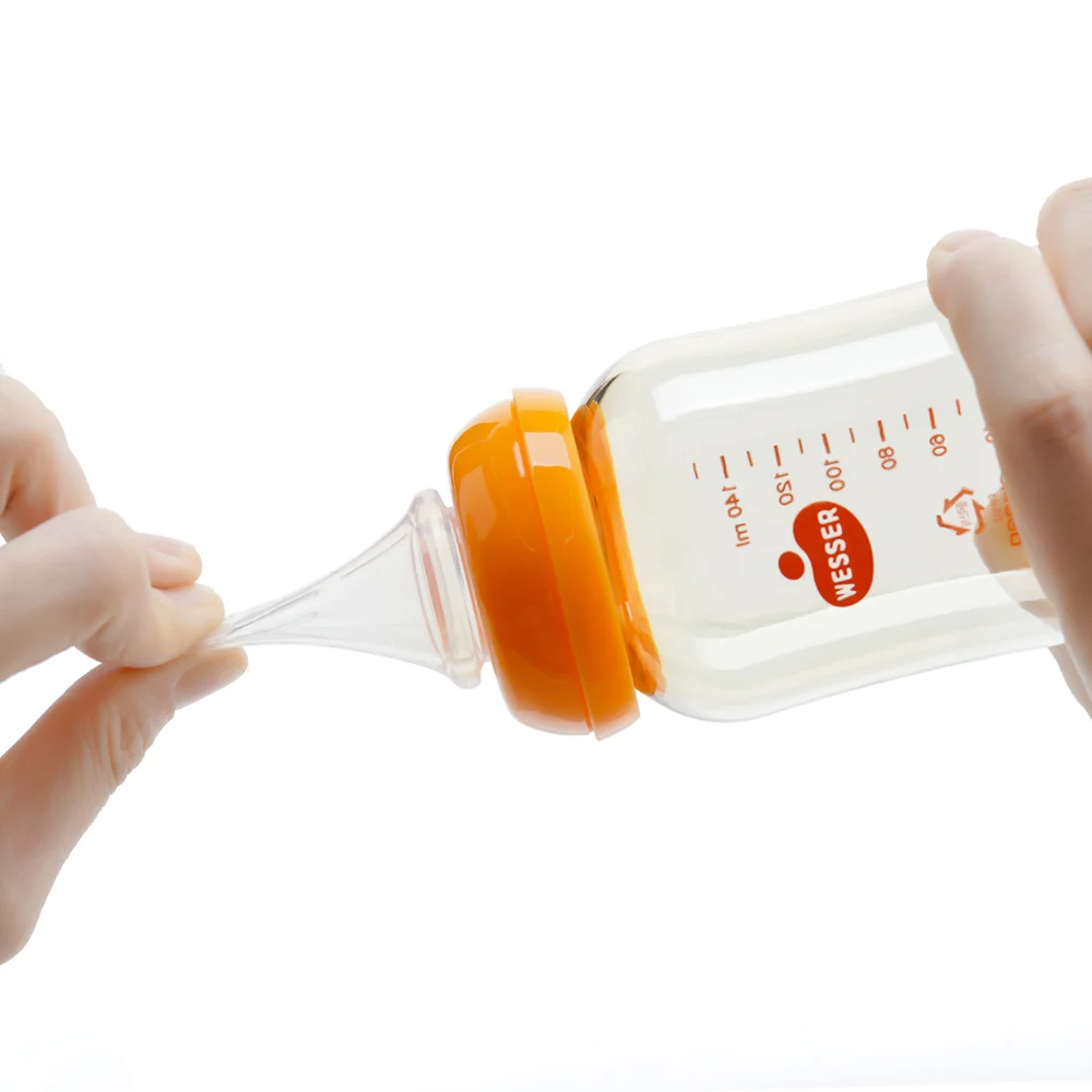 Combo 2 Bình sữa Wesser nhựa PPSU cổ hẹp 140ml