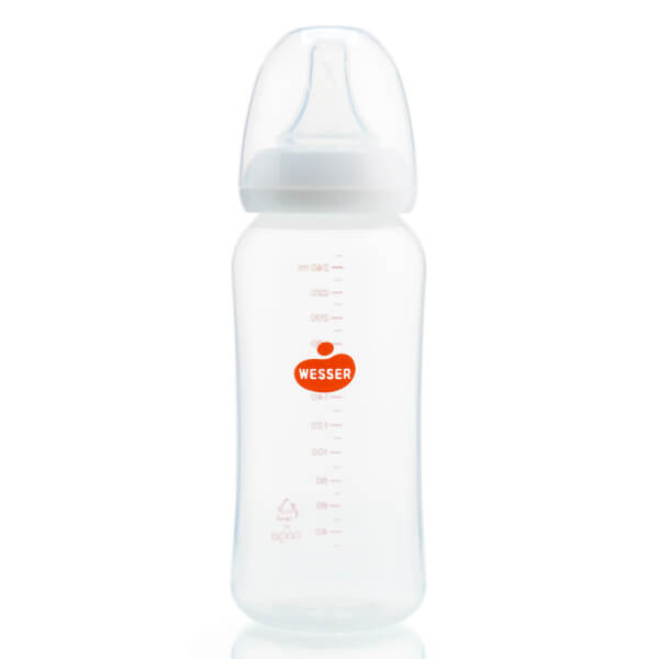 Bình sữa Wesser nhựa PP BPA Free cổ hẹp 250ml