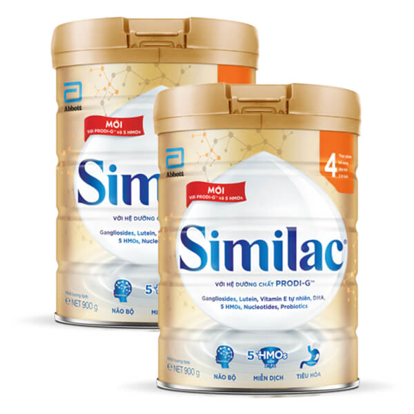 Combo 2 Sữa Similac 5G số 4 900g (2-6 tuổi)