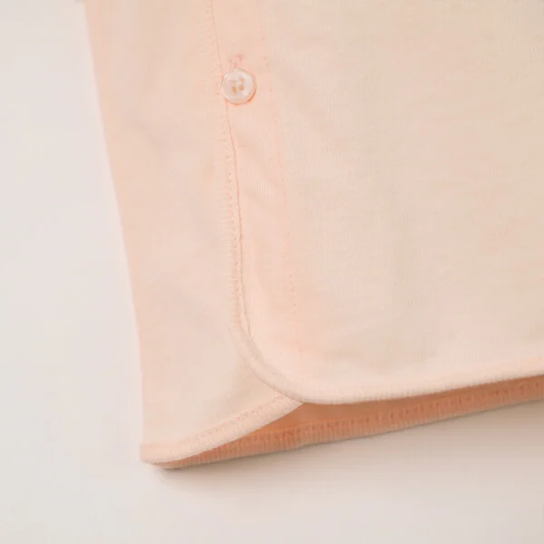 Cặp áo sơ sinh cài giữa tay dài CF I0420007 (Hồng cam)