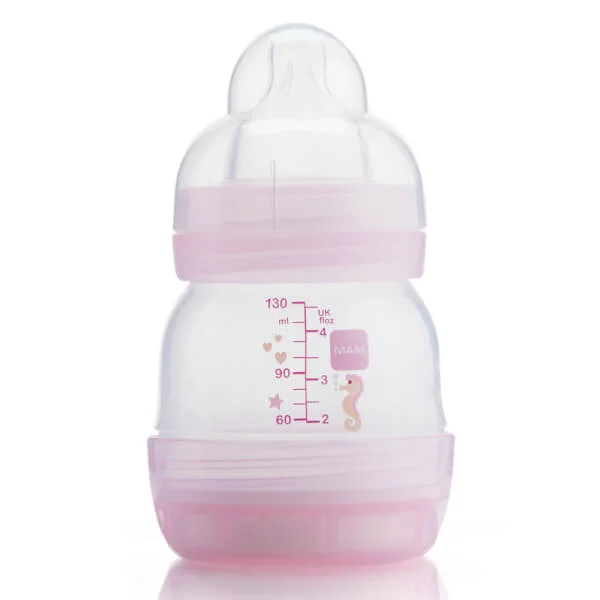 Bình sữa Mam Easy Start Anticolic (chống đầy hơi, 130ml, hồng)