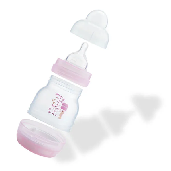 Bình sữa Mam Easy Start Anticolic (chống đầy hơi, 130ml, hồng)