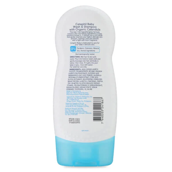 Combo 1 Sữa tắm gội trẻ em tinh chất hoa cúc Cetaphil 230ml và 1 Sữa dưỡng da trẻ em tinh chất hoa cúc Cetaphil 400ml