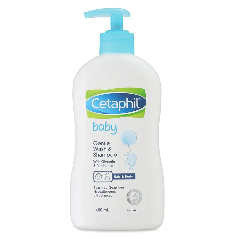 Sữa tắm gội cho trẻ em Cetaphil baby gentle 400ml