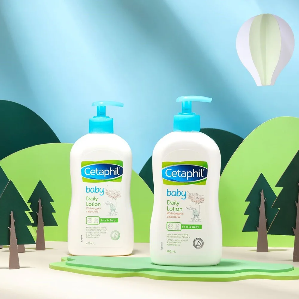 Sữa dưỡng da trẻ em tinh chất hoa cúc Cetaphil 400ml