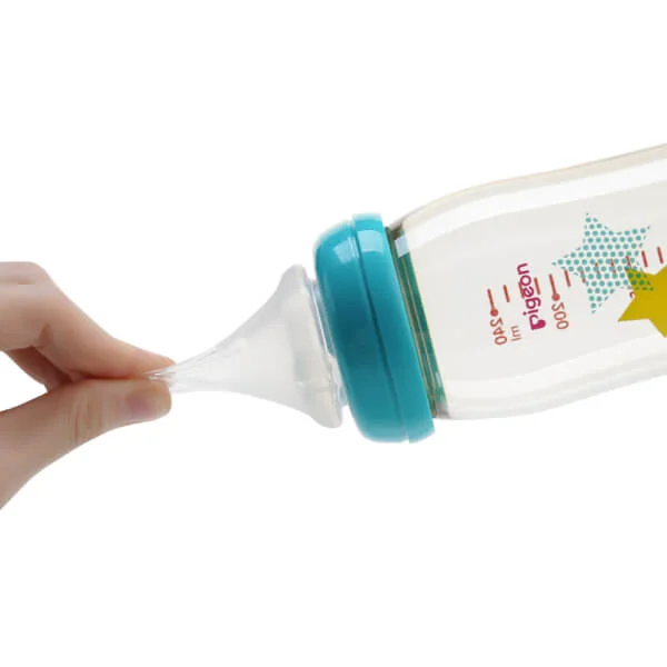 Bình sữa Pigeon nhựa PPSU Plus ngôi sao(240ml)