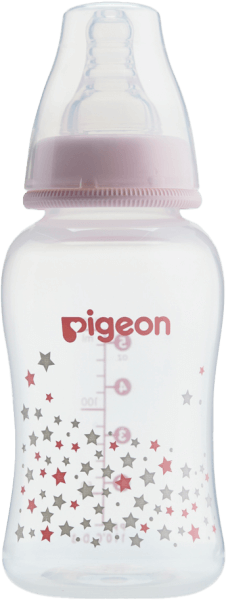 Bình sữa Pigeon Streamline (Hồng,150ml )