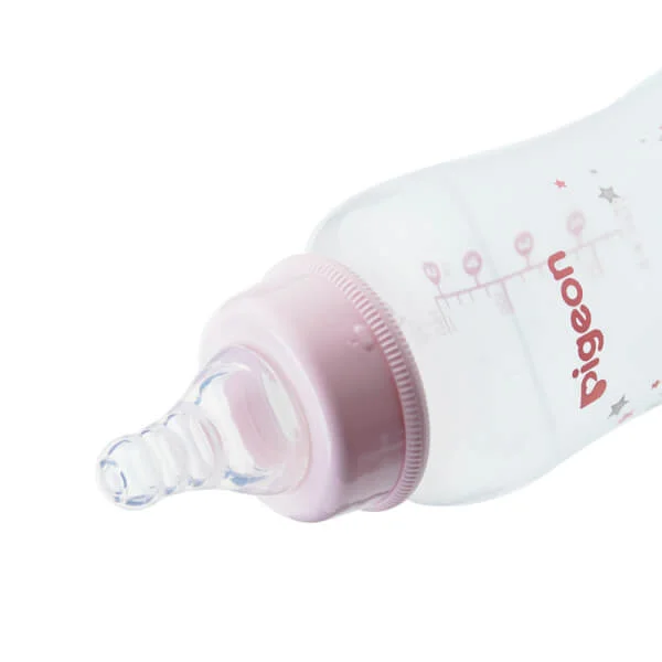 Bình sữa Pigeon Streamline (Hồng,150ml )