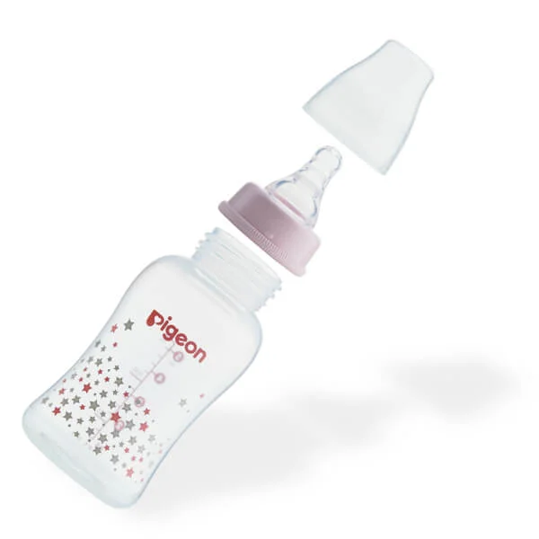 Bình sữa Pigeon Streamline (Hồng,150ml )