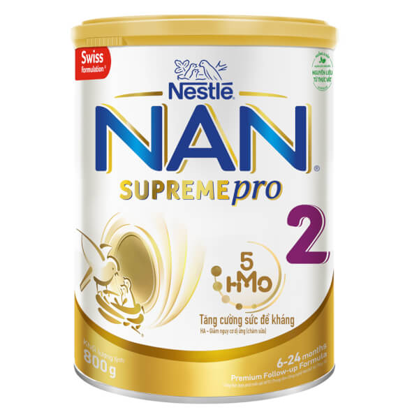 Sữa NAN SUPREME PRO số 2 800g (6-24 tháng)