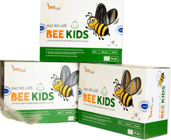 Gạc rơ lưỡi Bee Kids
