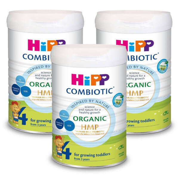 Combo 3 HiPP 4 Organic Combiotic 800g (Từ 3 tuổi)