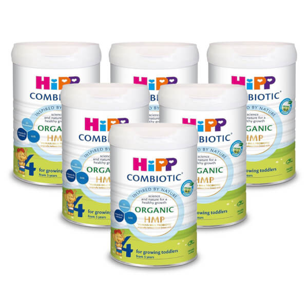 Combo 6 Sữa HiPP Organic Combiotic số 4 800g (từ 3 tuổi)