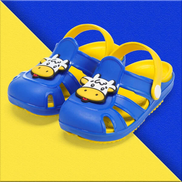Dép sục con bò cười CF2105 JKKE200002-93 (18-20-22-24,Xanh Vàng)