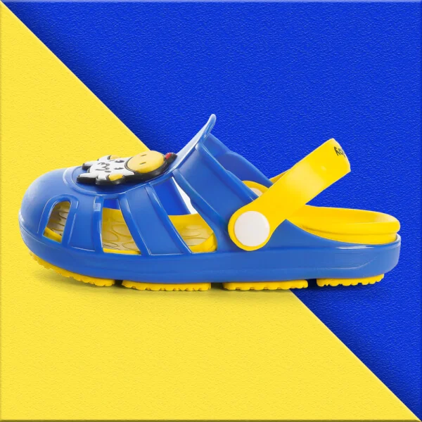 Dép sục con bò cười CF2105 JKKE200002-93 (18-20-22-24,Xanh Vàng)