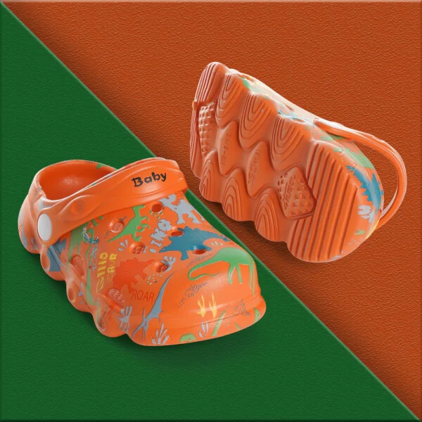 Dép sục khủng long CF2105 JKKE200014-93  (18-20-22,Cam)