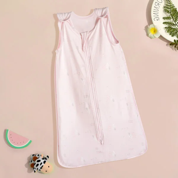 Túi ngủ sơ sinh sợi tre Animo I1021008 (6-12M,Hồng)