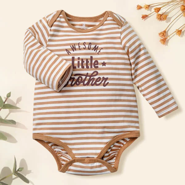 Bodysuit bé trai tam giác Animo B1121002 (0-12M,Nâu)