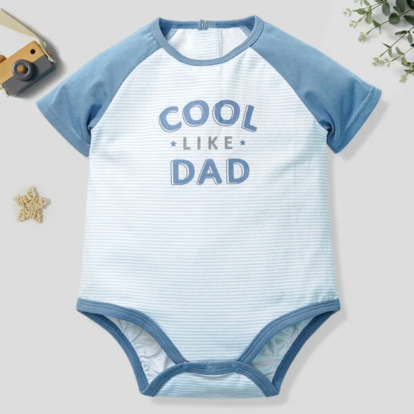 Bodysuit bé trai tam giác Animo B1121010 (0-12M,Xanh)