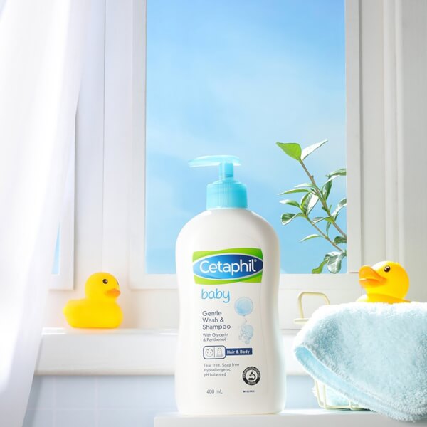 Combo 2 Sữa tắm gội cho trẻ em Cetaphil baby gentle 400ml