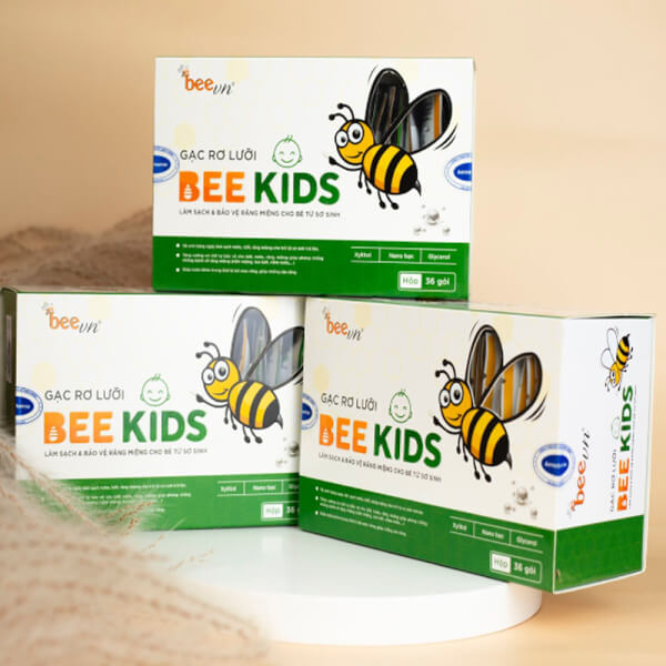 Combo 2 Gạc rơ lưỡi Bee Kids