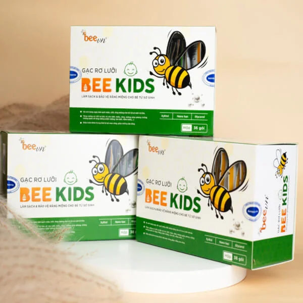 Combo 2 Gạc rơ lưỡi Bee Kids