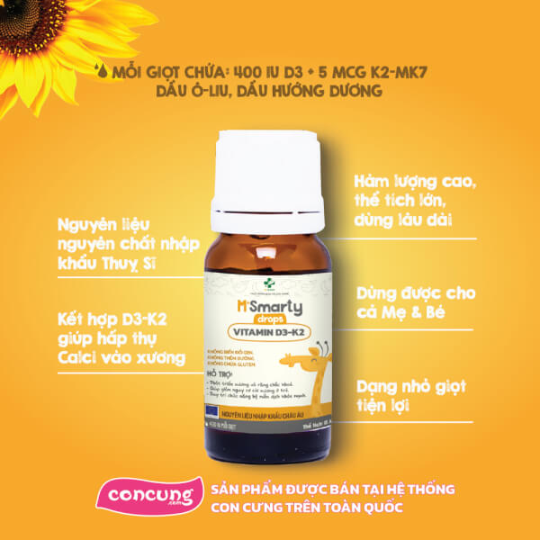 Combo 2 VITAMIN D3 - K2 Drops M