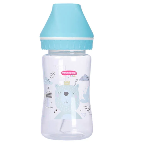 Bình sữa ConCung Good cổ rộng 250ml (Xanh dương)