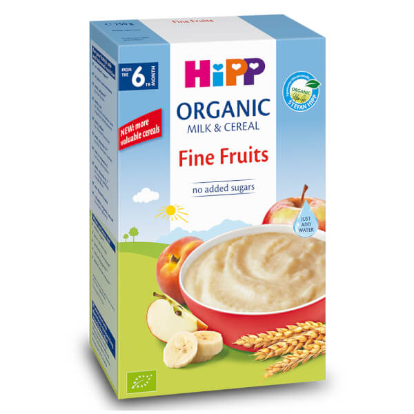 Bột dinh dưỡng hữu cơ HiPP vị hoa quả tổng hợp