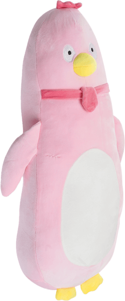 Thú nhồi bông gối ôm gà con hồng Toycity