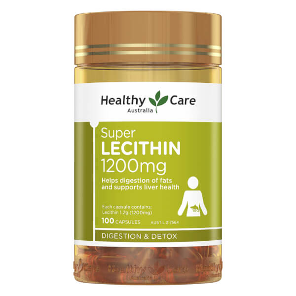 Tinh chất mầm đậu nành Healthy Care Super Lecithin 1200mg