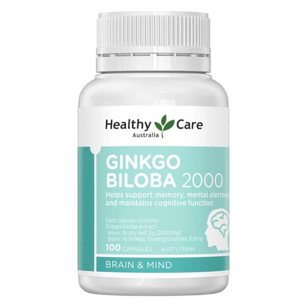 Thực phẩm bảo vệ sức khỏe Healthy Care Ginkgo Biloba 2000mg