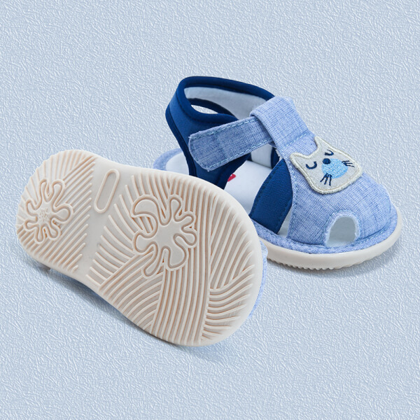 Giày sandal tập đi chút chít CF2105 4689-1 (14, Xanh dương)