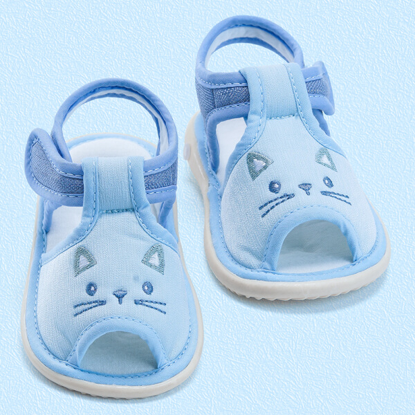 Giày sandal tập đi chút chít CF2105 3003-1 (15,Xanh dương)