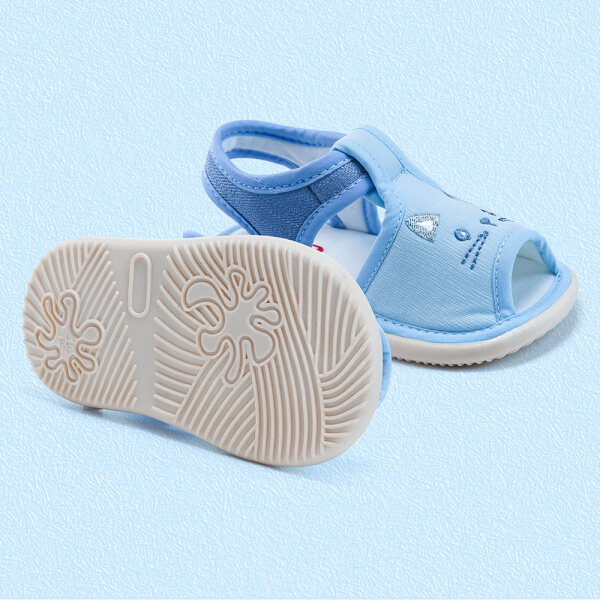 Giày sandal tập đi chút chít CF2105 3003-1 (15,Xanh dương)