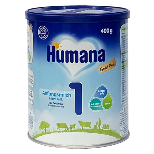 Sữa Humana Gold Plus số 1 400g (0-6 tháng)