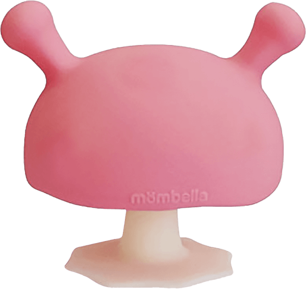 Gặm nướu silicone Mombella hình nấm (P8110, Hồng)