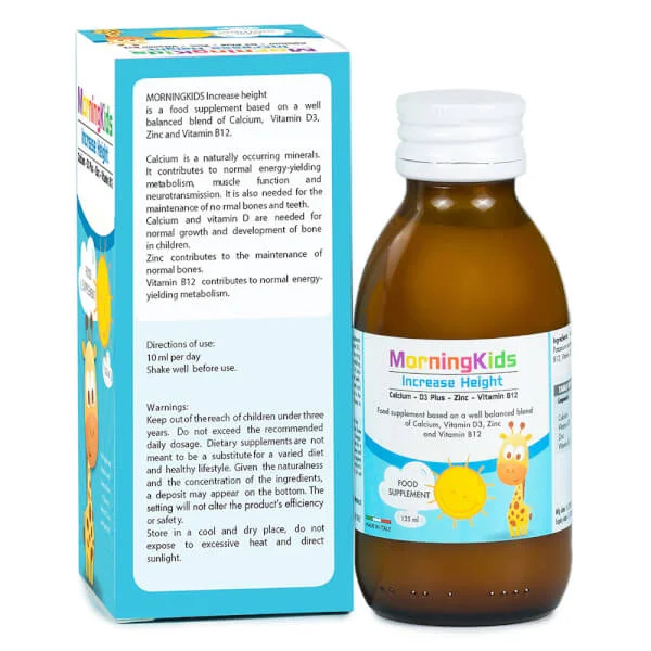 Siro tăng chiều cao cho trẻ Morningkids Increase Height (125ml)