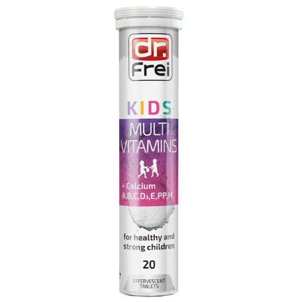 Viên sủi bổ sung Vitamin cho trẻ Dr Frei Multi Vitamins Kids